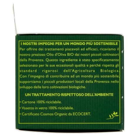 Tesori di Provenza Crema Viso Anti-rughe Giorno, Con Olio d'Oliva Bio, Ricco in Polifenoli, 50 ml